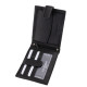 Men's wallet made of genuine leather La Scala Luxury LSL6002L/T black