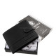 Men's wallet made of genuine leather La Scala SCA1021/T black