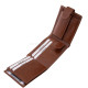 Men's wallet made of genuine leather, light brown, small size La Scala BVS102/T