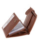 Men's wallet made of genuine leather, light brown, small size La Scala BVS102/T
