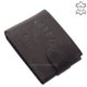 Pánska peňaženka z pravej kože WILD BEAST čierna SWS102 / T