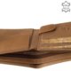 Pánska peňaženka z pravej kože WILD BEAST svetlo hnedá SWS102 / T