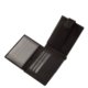 Fine leather Vester men's wallet black VMF1027 / T