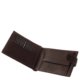 Fine leather Vester men's wallet dark brown VMF09 / T