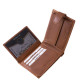 Portefeuille homme en cuir véritable Giultieri CRH1027/T cognac clair
