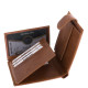 Portefeuille homme en cuir véritable Giultieri CRH1027/T cognac clair