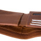 Portefeuille homme en cuir véritable Giultieri CRH1027/T cognac clair