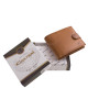 Portefeuille homme en cuir véritable Giultieri CRH1027/T cognac clair