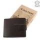 Giultieri genuine leather wallet black GIU6002L / T