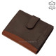 GreenDeed læderkortholder i mørkebrun-lysebrun farve SGR2038/PTL