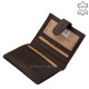 GreenDeed læderkortholder i mørkebrun-lysebrun farve SGR2038/PTL