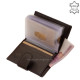 Кожен картодържател GreenDeed в тъмно кафяво-светло кафяв цвят SGV2038/PT