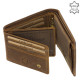 Skórzany portfel GreenDeed z unikalnym wzorem NAT1021 brązowy