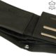 Bőr pénztárca fekete színben motor mintával RFID A1MR1027/T