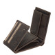 GreenDeed leather wallet with Scorpio constellation pattern SZKO1021 dark brown