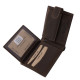 GreenDeed bőr pénztárca sötétbarna FGD09/T