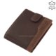 GreenDeed leather wallet dark brown GDH09 / T