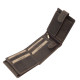 GreenDeed læderpung med Aquarius konstellationsmønster AQUA1021/T mørkebrun