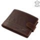 GreenDeed buff men's wallet dark brown B9641 / T
