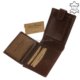 GreenDeed elegant leather wallet brown PDC09 / T