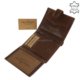 GreenDeed elegant leather wallet brown PDC703 / T