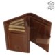 Stylová kožená peněženka GreenDeed koňaková PDC703 / T