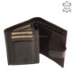 GreenDeed elegáns bőr pénztárca fekete PDC703/T