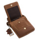 GreenDeed men's leather bag light brown 710B