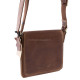 Borsa da uomo in pelle GreenDeed marrone chiaro 710V