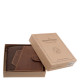 GreenDeed moška denarnica v darilni škatli rjava-rjava-temno rjava GDG1021/T