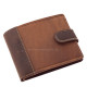 Мъжки портфейл GreenDeed в подаръчна кутия кафяво-тъмно кафяво GDB1021/T