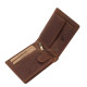 GreenDeed men's wallet in gift box brown-dark brown GDC1021