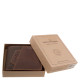 Мъжки портфейл GreenDeed в подаръчна кутия кафяво-тъмно кафяво GDD1021