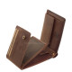 GreenDeed men's wallet in gift box brown-dark brown GDD1021