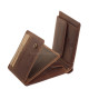 GreenDeed men's wallet in gift box brown-dark brown GDG1021