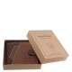 Мъжки портфейл GreenDeed в подаръчна кутия кафяво-тъмно кафяво GDG1021/T
