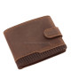 GreenDeed men's wallet in gift box brown-dark brown GDI1021/T