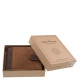 GreenDeed men's wallet in gift box brown-dark brown GDM1021/T
