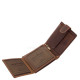 GreenDeed men's wallet in gift box brown-dark brown GDM1021/T