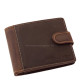 GreenDeed moška denarnica v darilni škatli temno rjavo-rjava GDC1021/T