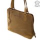GreenDeed lædertaske til kvinder lys brun B0840