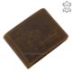 GreenDeed portemonnee met voetbalpatroon FOCI9641 bruin