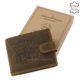 GreenDeed hunter wallet with bear pattern MEDVE1021 / T brown