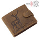 Portfel myśliwski GreenDeed ze wzorem jelenia AGA08/T