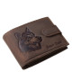 GreenDeed Herrenbrieftasche aus echtem Leder mit Husky-Muster HUSK1021/T