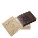 GreenDeed genuine leather men's wallet with skull pattern KOPO1021