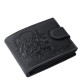 GreenDeed genuine leather men's wallet with skull pattern KOPO1021/T