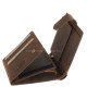 GreenDeed genuine leather men's wallet with Hungarian coat of arms pattern CREST1021/T