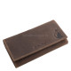 GreenDeed genuine leather large cat pattern women's wallet brown BHC281