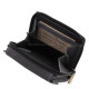 GreenDeed valódi bőr női pénztárca fekete NHN1509